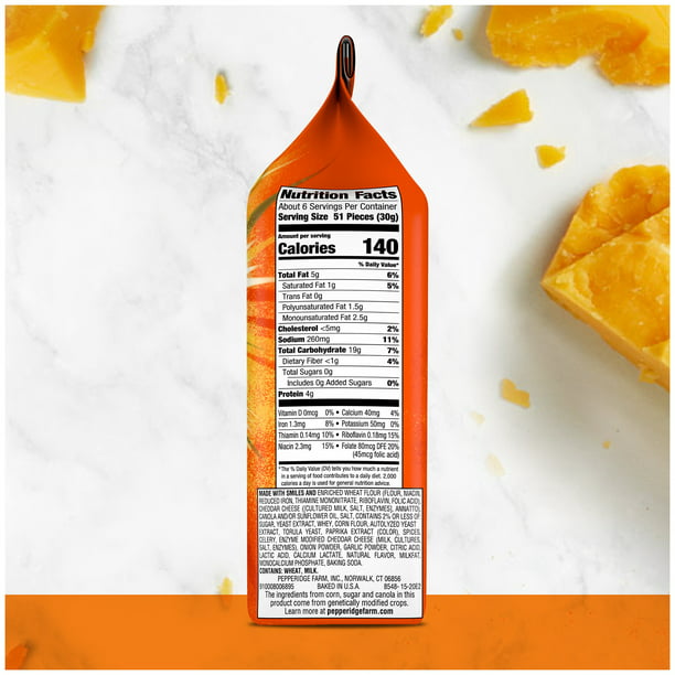 Goldfish Flavor Blasted Xtra Cheddar Cheese Crackers, Baked Snack Crackers, 6.6 oz Bag - LOOP MX