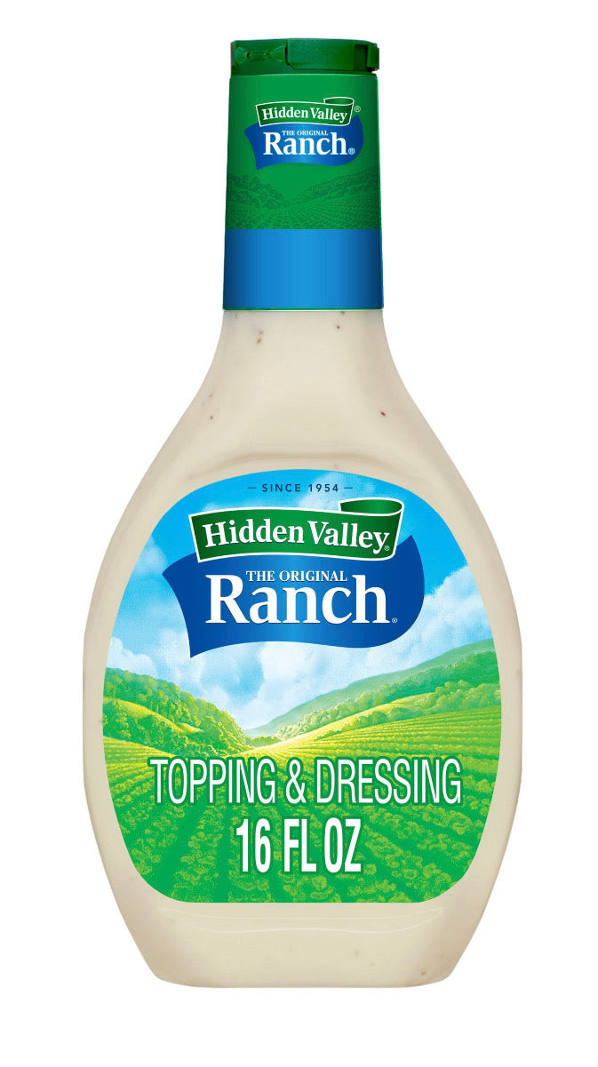 Hidden Valley Original Ranch Salad Dressing and Topping, 16 fl oz