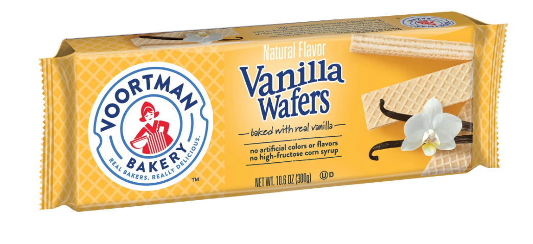 VOORTMAN Bakery Galletas de Oblea de Vainilla 10.6 oz