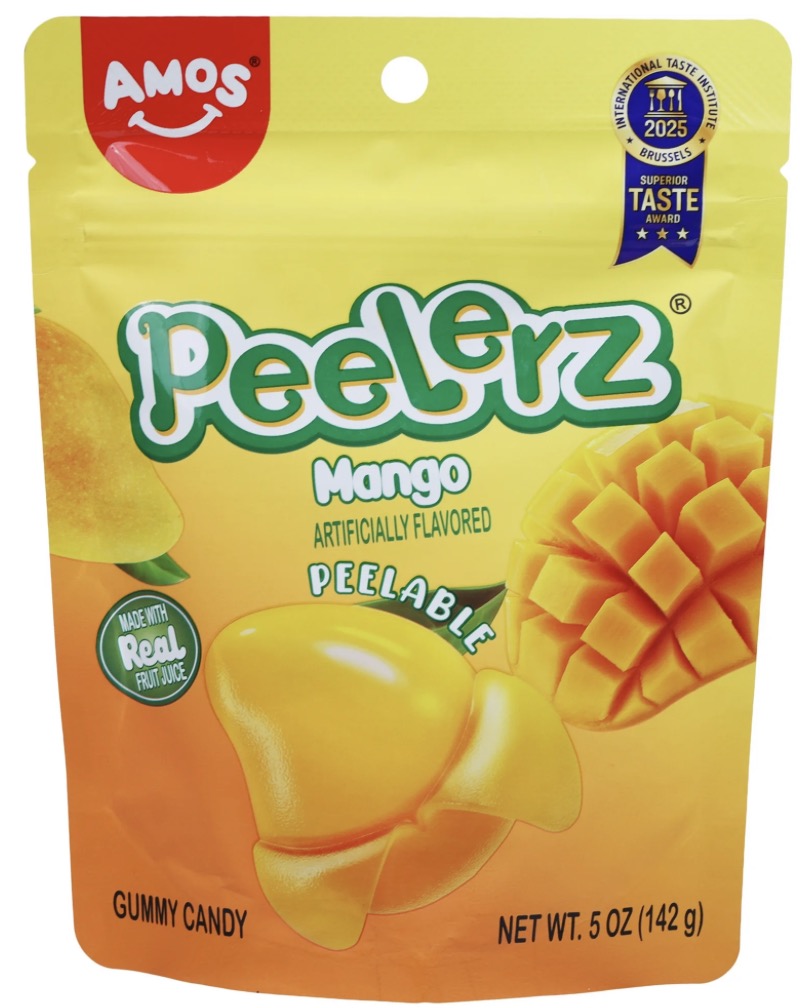 AMOS Peelerz Mango Bolsa 1 Unidad, 5 oz