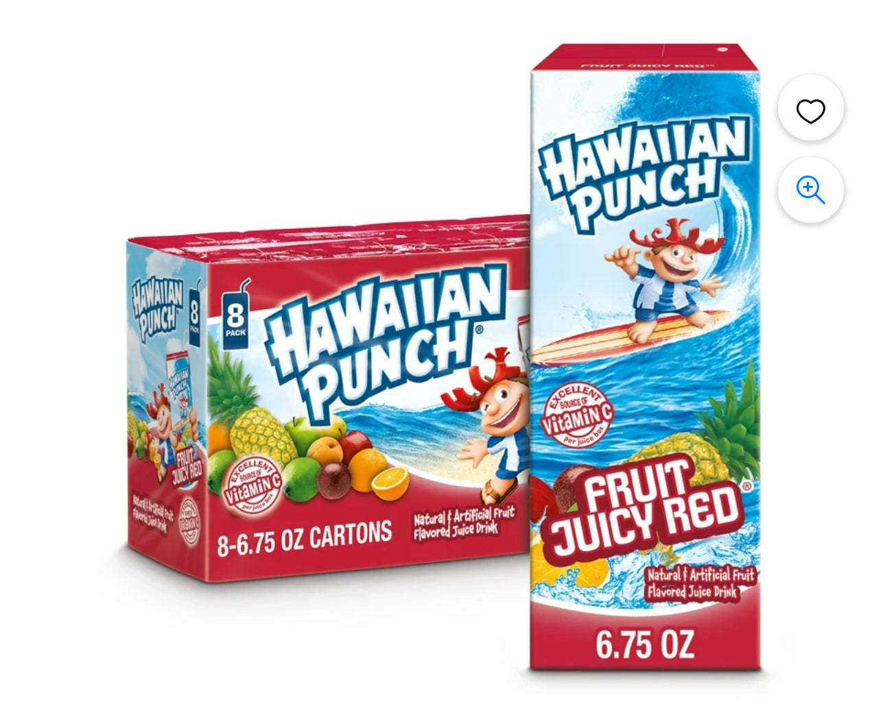 Hawaiian Punch Fruit Juicy Red Juice Drink, 6.75 fl oz, INDIVIDUAL