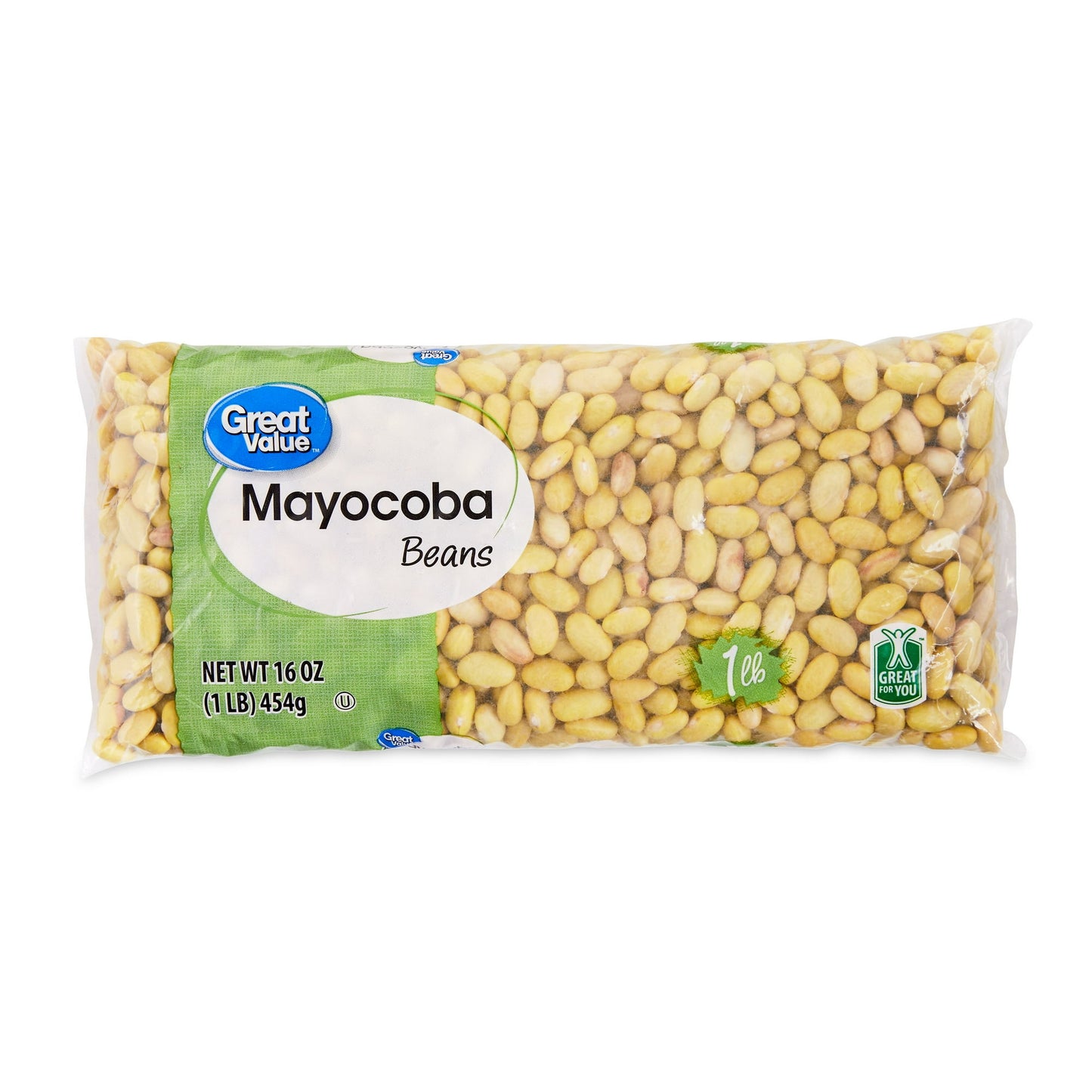 Great Value Frijoles Mayocoba, 1 Libra
