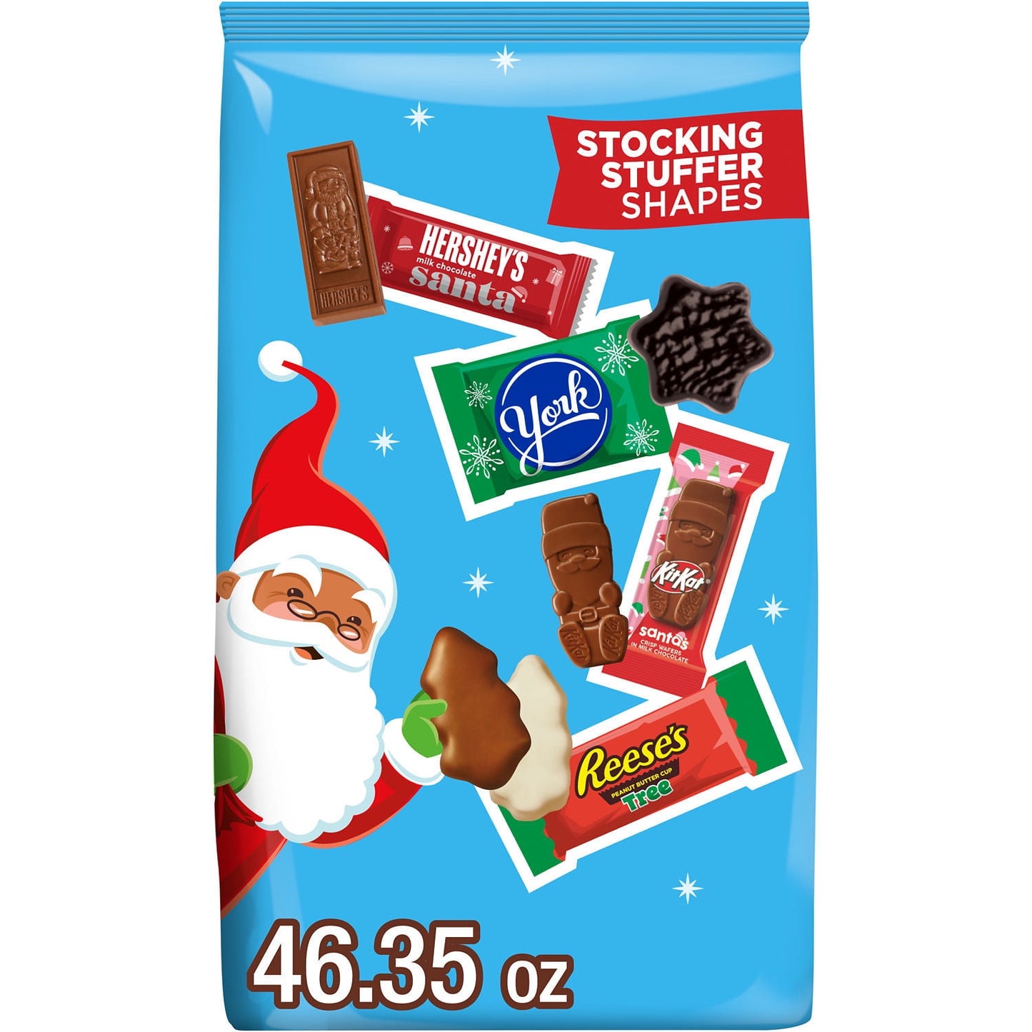 Hershey Assorted Caramelo Navideño con Sabor Bolsa a Granel 46.35 oz