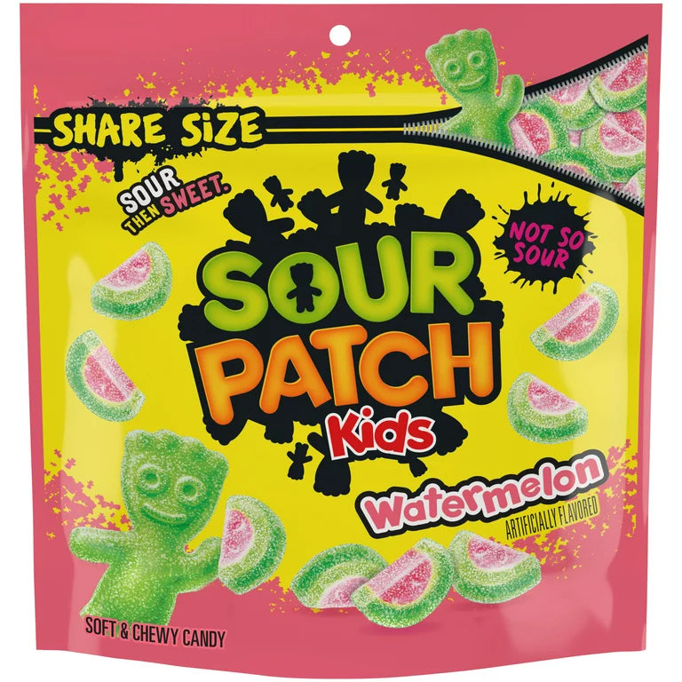 SOUR PATCH KIDS WATERMELON SOFT & CHEWY CANDY 12oz