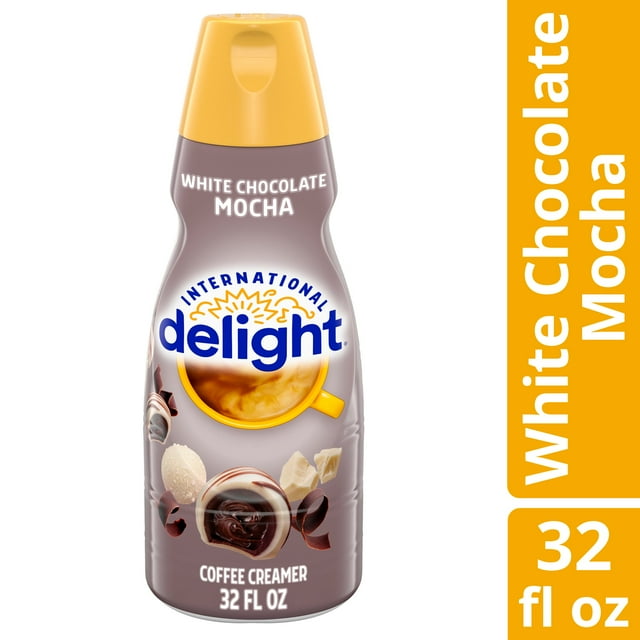 International Delight, Coffee House Inspirations Crema para Café Moca con Chocolate Blanco 32 Oz.