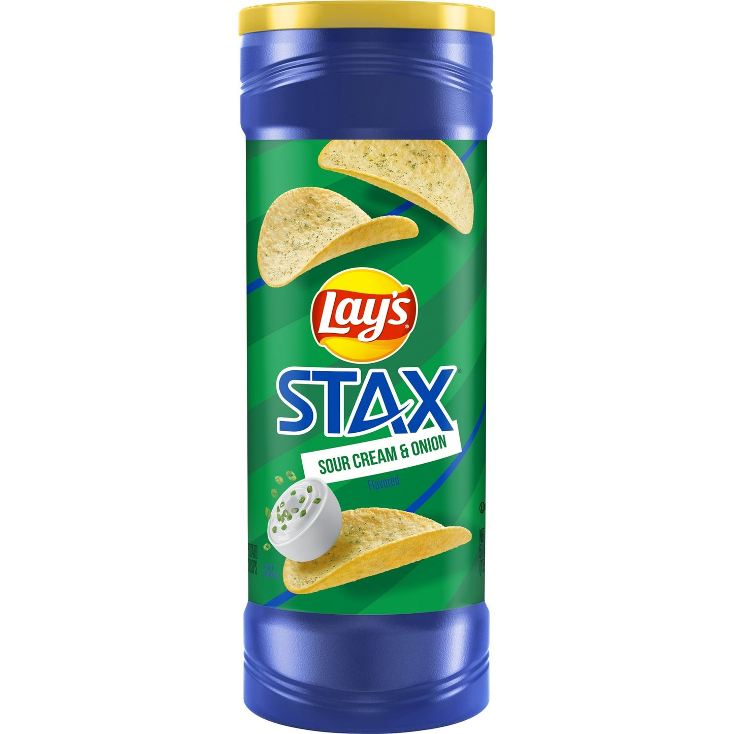 Lay's Stax Sour Cream & Onion Potato Crisps, 5.5 oz Bag