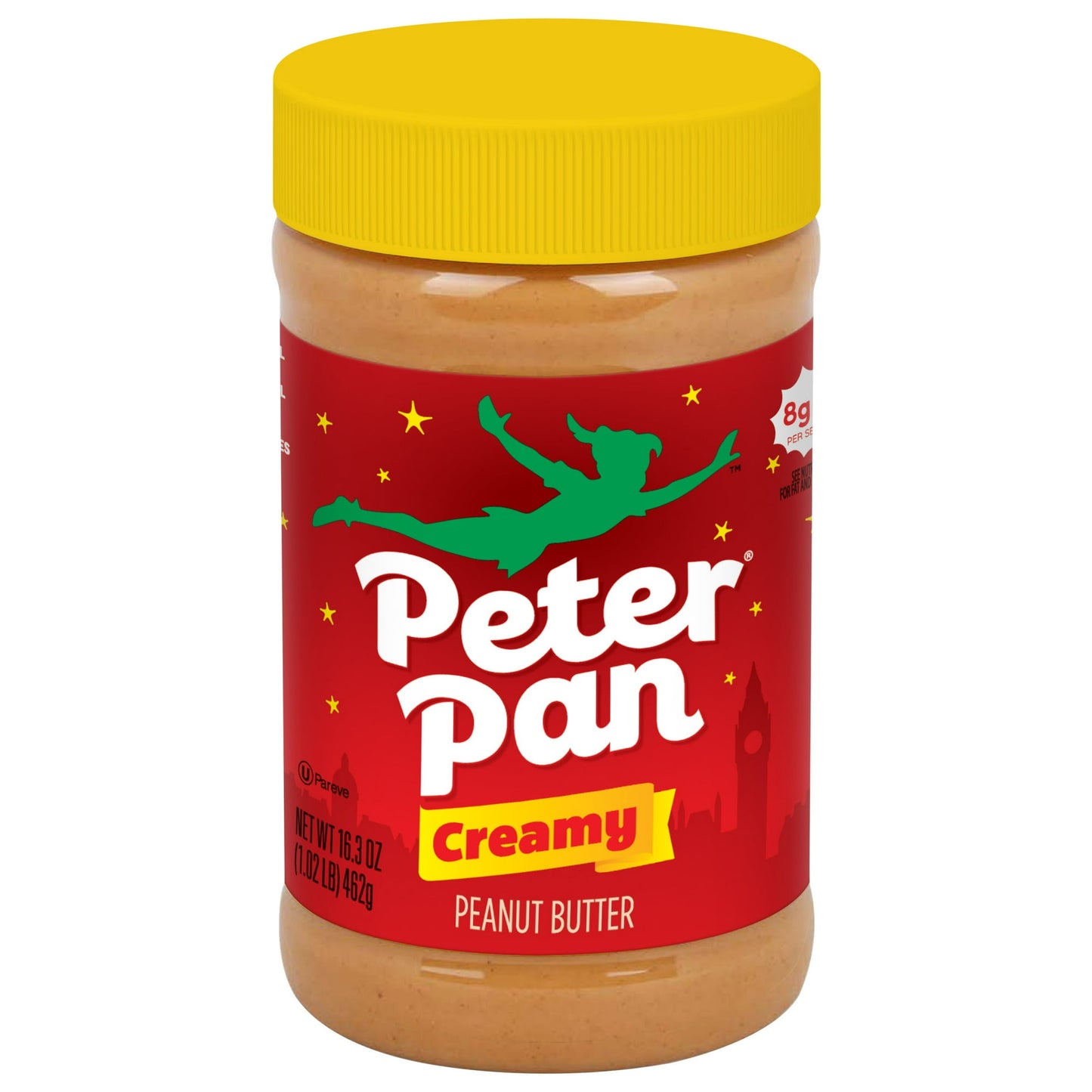 Peter Pan Peanut Butter Cremoso Suave, sin Gluten Peanut Butter, Frasco de 16.3 oz