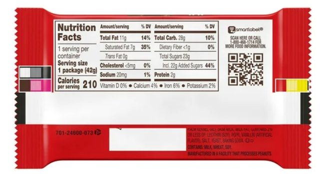 Kit Kat® Milk Chocolate Wafer Candy, Bar 1.5 oz