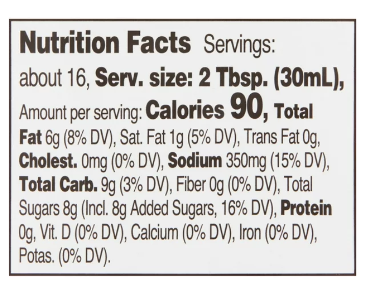 Great Value Sweet & Tangy French Style Salad Dressing, 16 fl oz