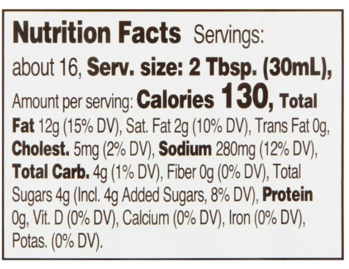 Great Value Thousand Island Dressing, 16 fl oz