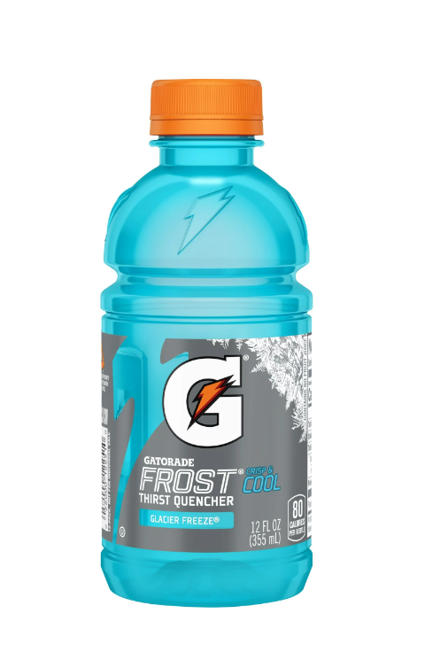 Gatorade Frost Thirst Quencher, Glacier Freeze Sports Drinks, 12 fl oz