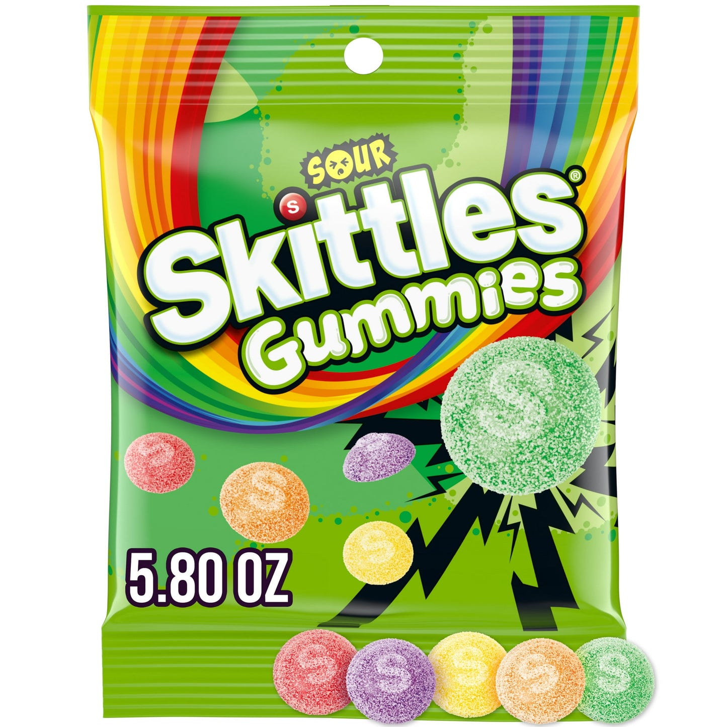 Skittles Caramelos de Goma Agria - Bolsa de 5.8 oz
