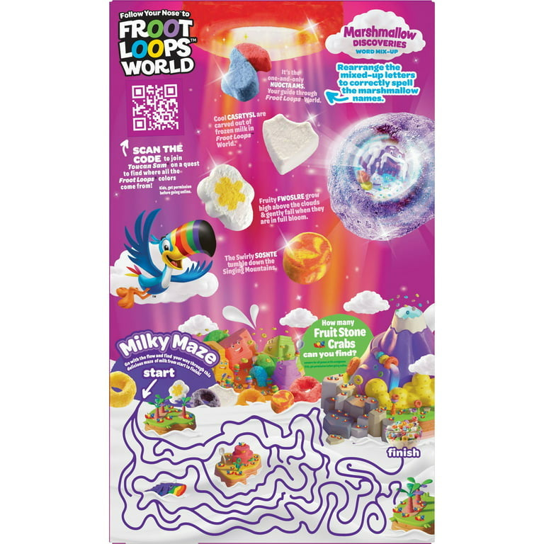 Kellogg's Froot Loops Original with Marshmallows Cold Breakfast Cereal, 17.7 oz - LOOP MX