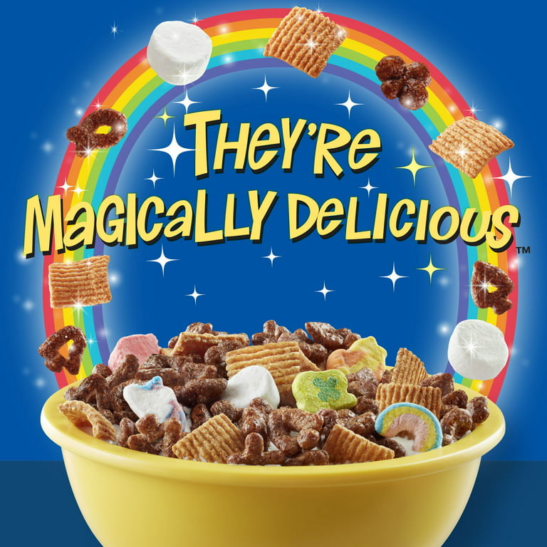 Lucky Charms Smores Breakfast Cereal with Marshmallows, Family Size, 18 OZ - LOOP MX