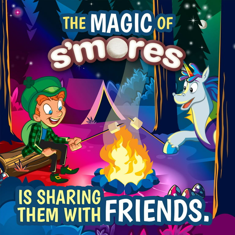 Lucky Charms Smores Breakfast Cereal with Marshmallows, Family Size, 18 OZ - LOOP MX