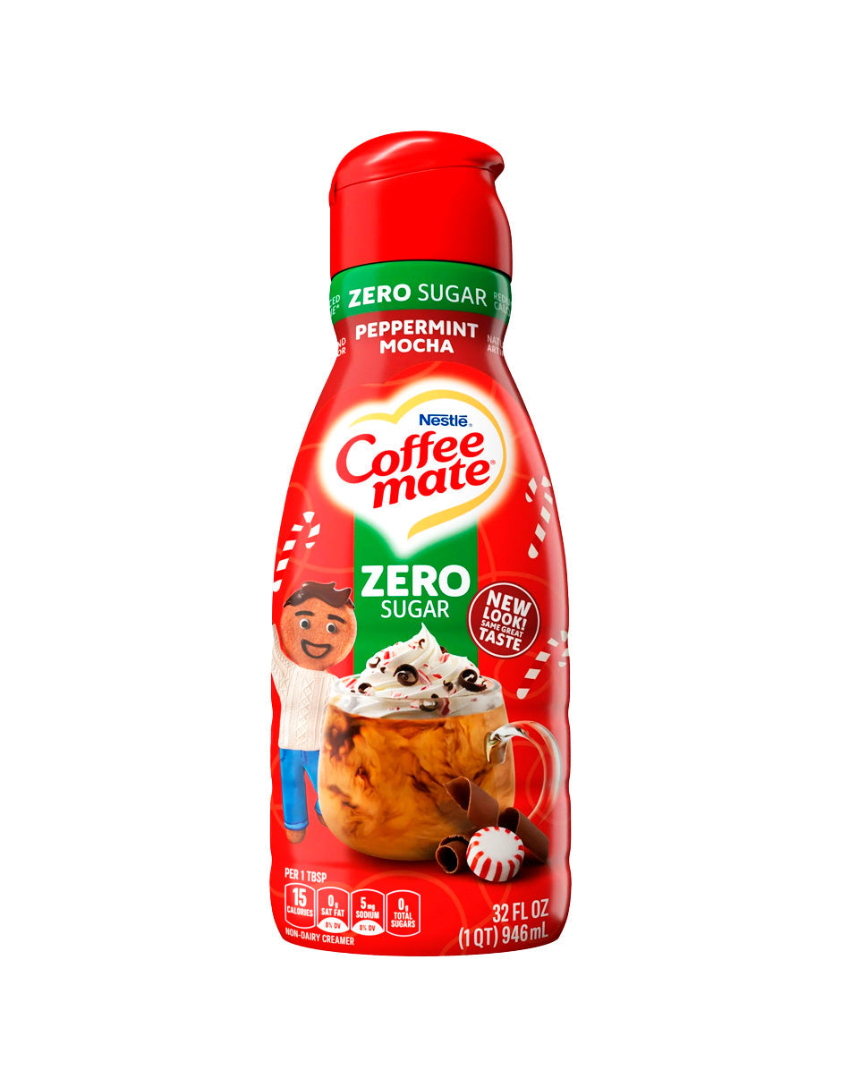 Coffee mate peppermint mocha zero sugar 32oz