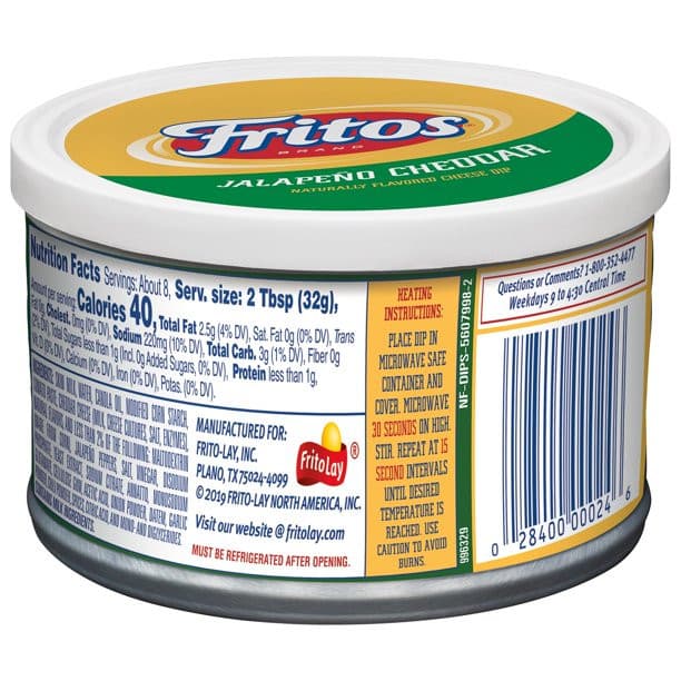 Fritos Jalapeño Cheddar Cheese Dip 9 oz - LOOP MX