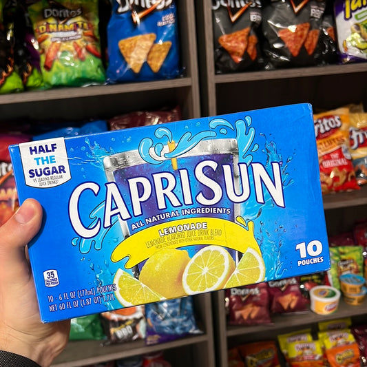 Capri Sun Lemonade Juice Box Pouches, 10 ct Box, 6 fl oz Pouches - LOOP MX