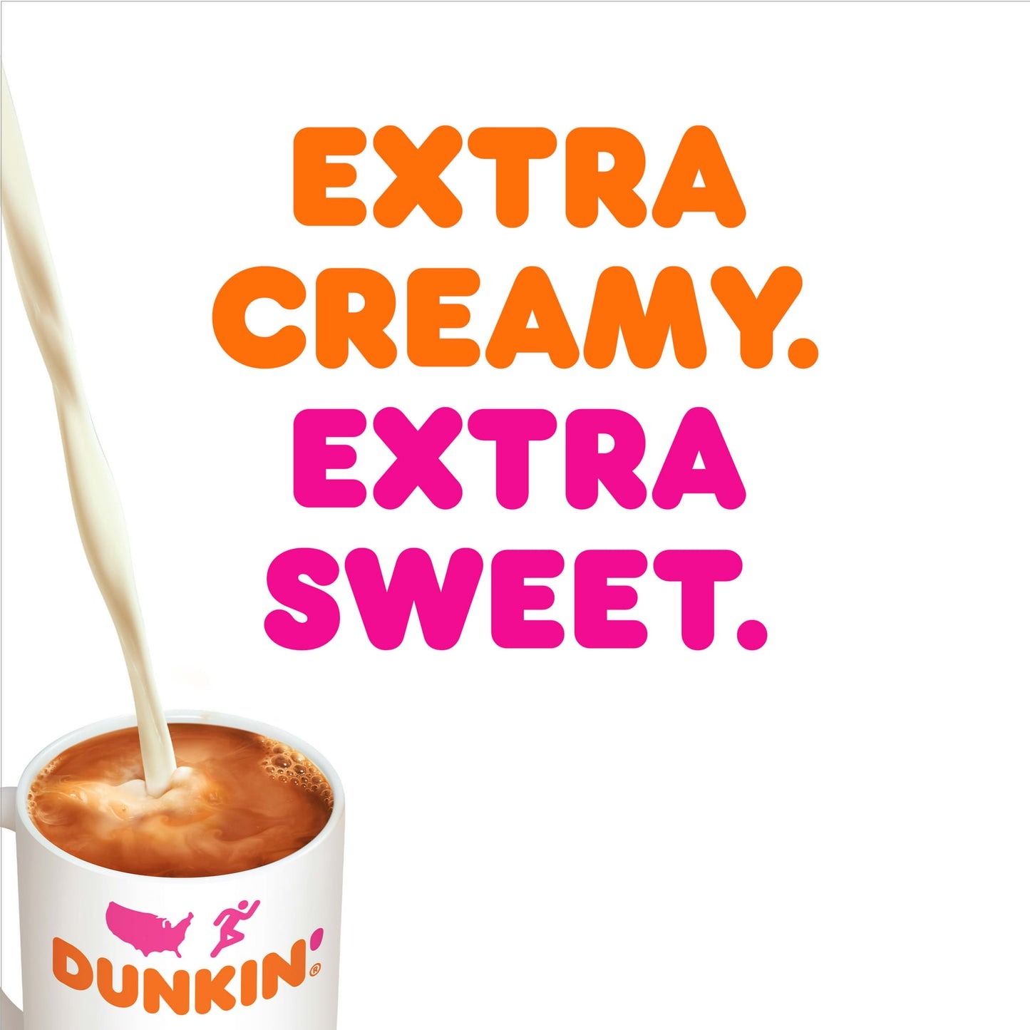 Dunkin’ Extra Extra Coffee Creamer, 32 fl oz - LOOP MX