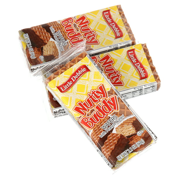 Little Debbie Nutty Buddy Wafers Bar, 12 Count - LOOP MX