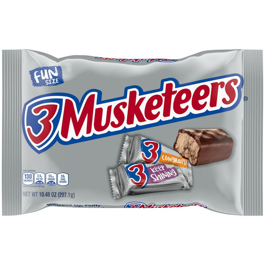 3 Musketeers Barras de Chocolate de Tamaño Divertido - Bolsa de 10.48 oz