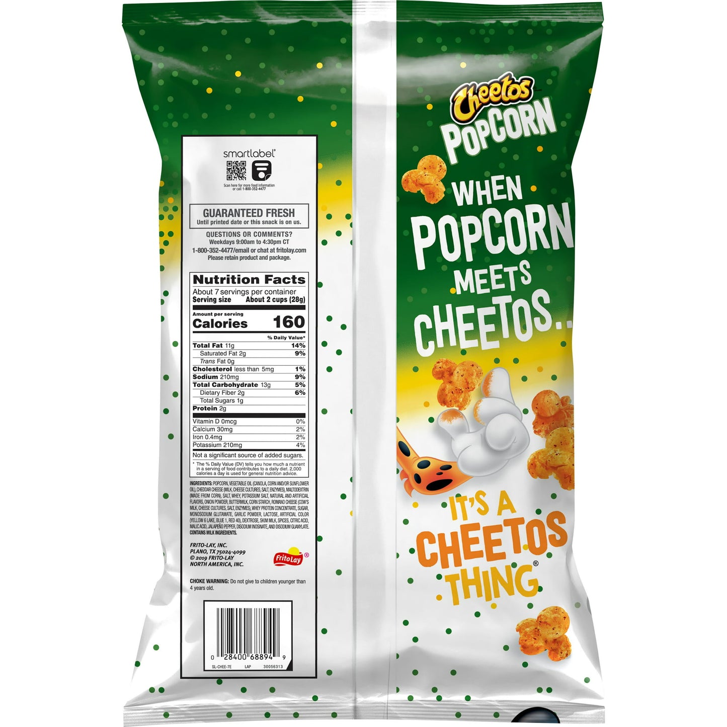 Cheetos Popcorn, Cheddar Jalapeno, 6.5 oz - LOOP MX