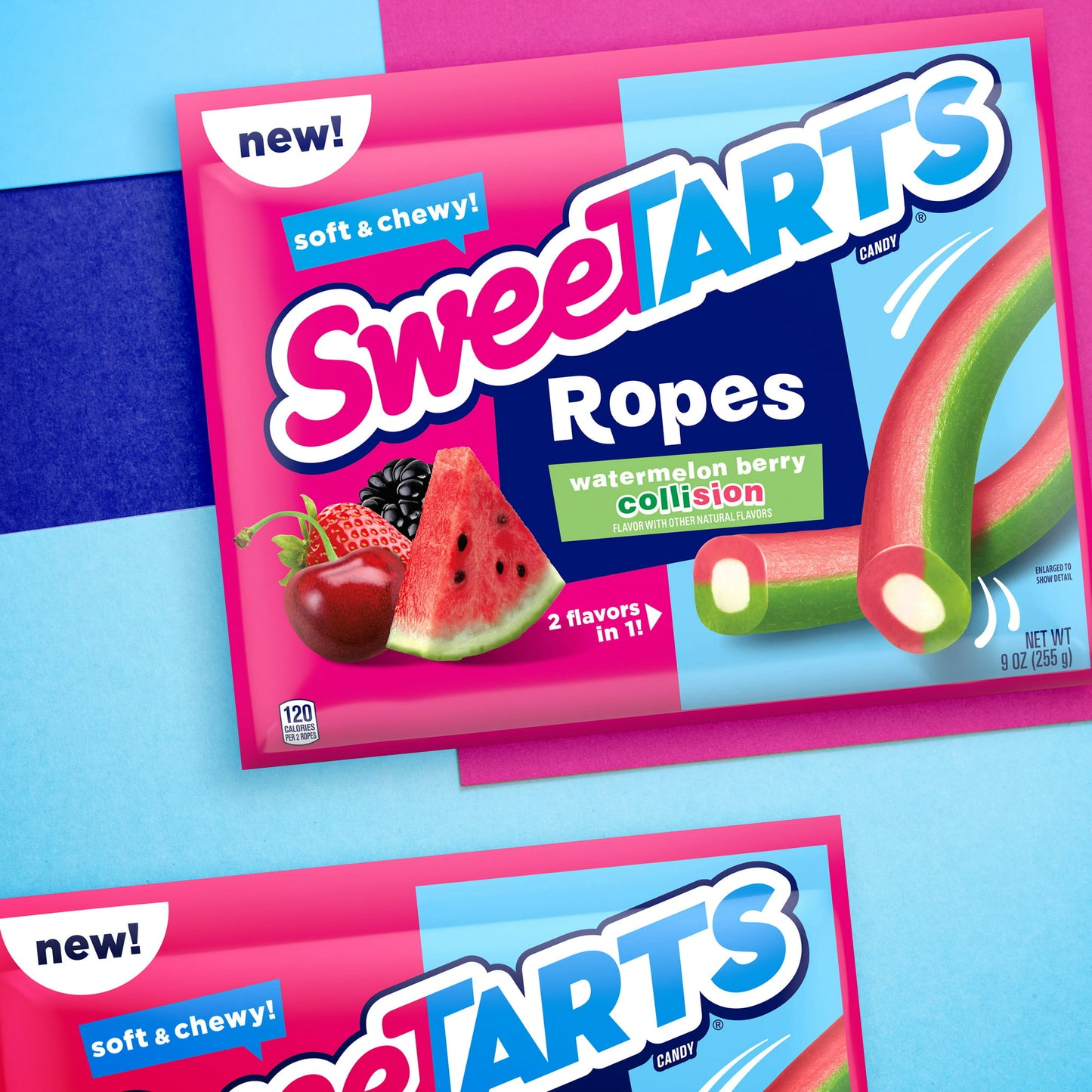 Sweetarts Watermelon Berry Collision Ropes Candy, 9 oz - LOOP MX