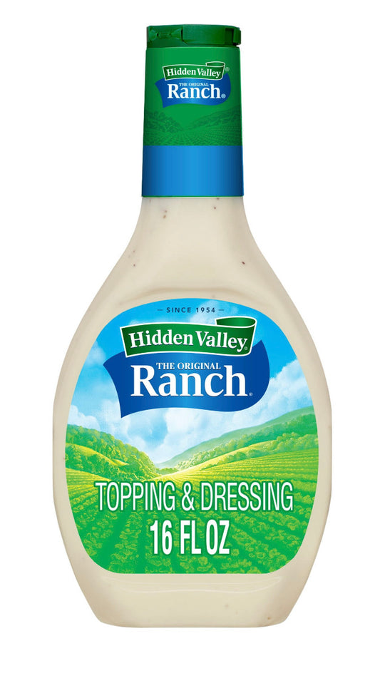 Hidden Valley Original Ranch Salad Dressing and Topping, 16 fl oz