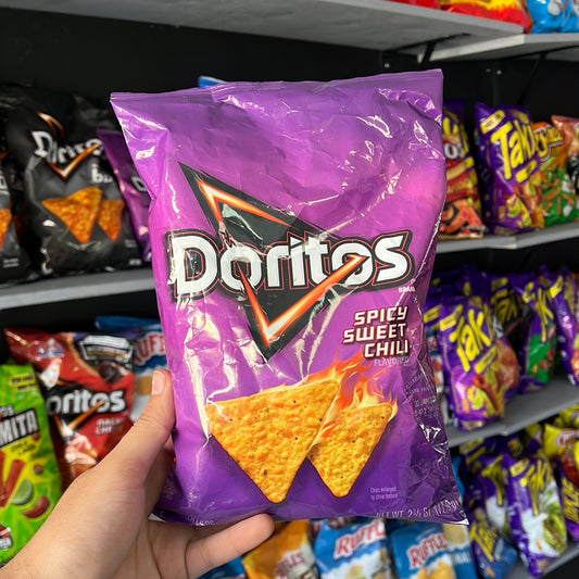 Doritos Sweet Chili Flavored Tortilla Chips Snack Chips, 2.75 oz Bag