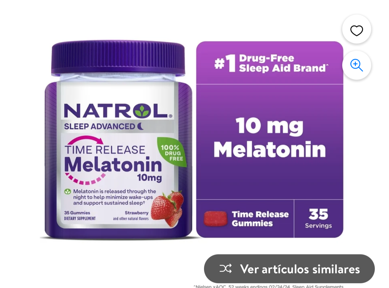 Natrol Liberación de Tiempo Melatonina 10 mg, Suplemento Dietético para el Sueño Reparado