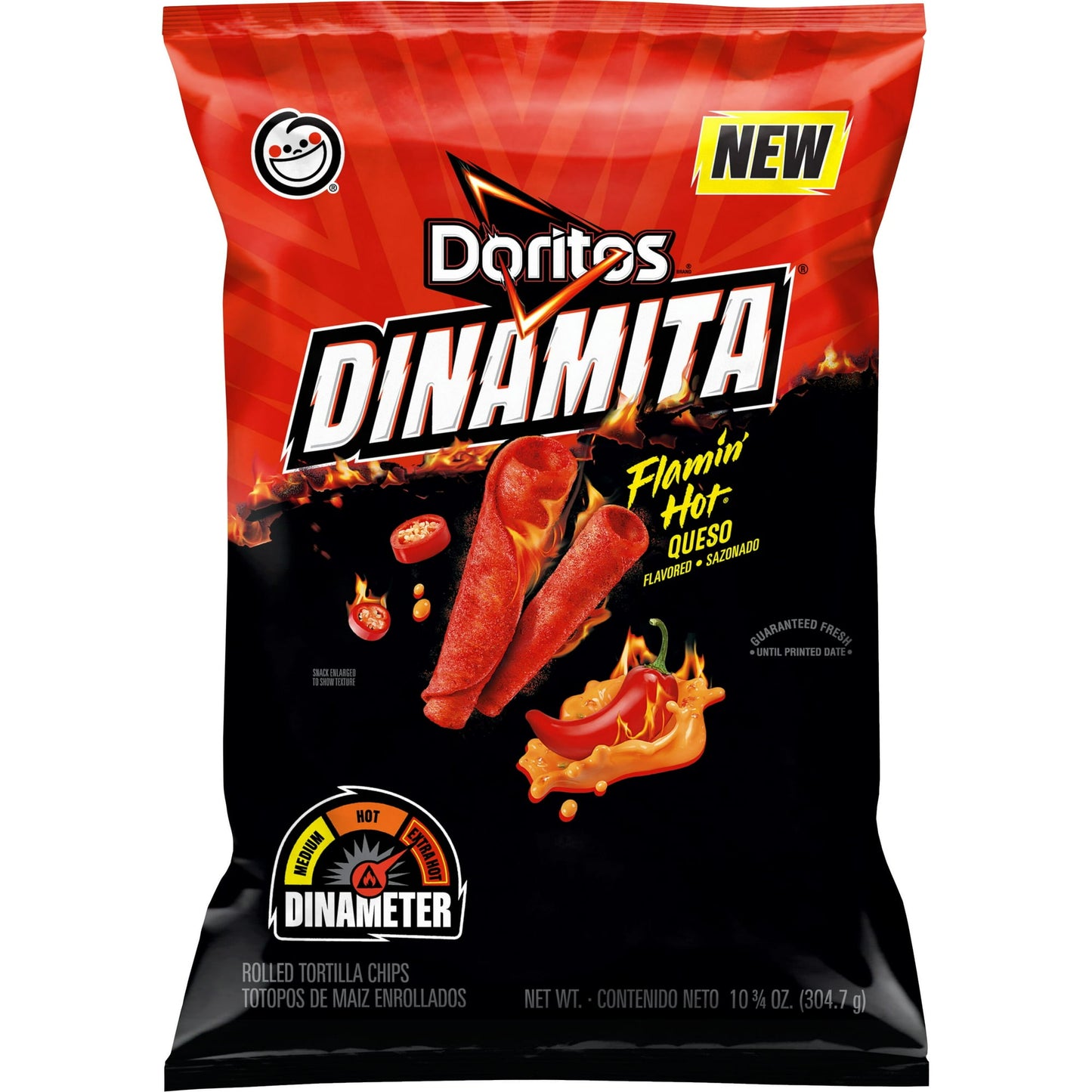 Doritos Dinamita Flamin Hot Queso, Bolsa de 10.75 oz,