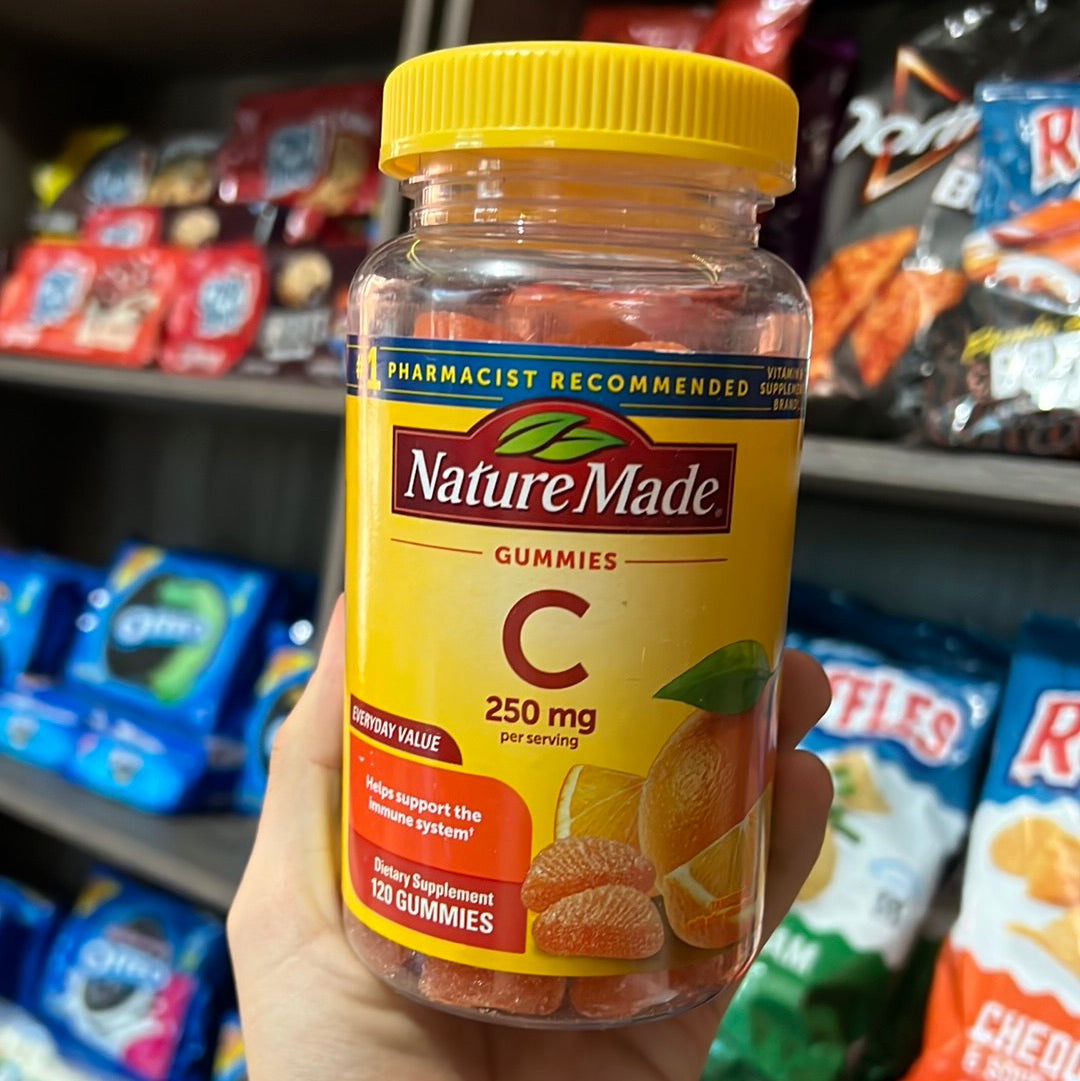 Nature Made Vitamin C 250 mg Per Serving Gummies, Dietary Supplement, 120 Count - LOOP MX