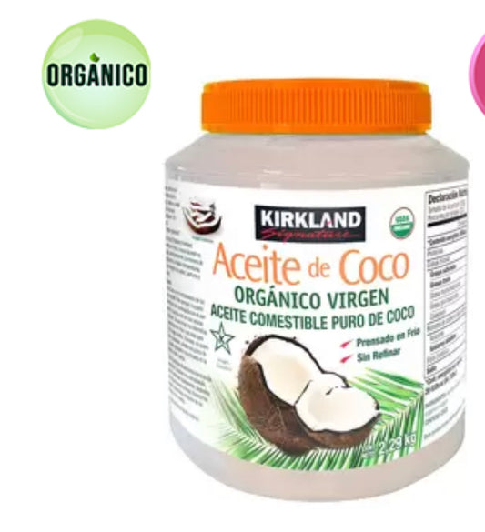 Kirkland Signature Aceite De Coco Orgánico Virgen 2.29 Kg