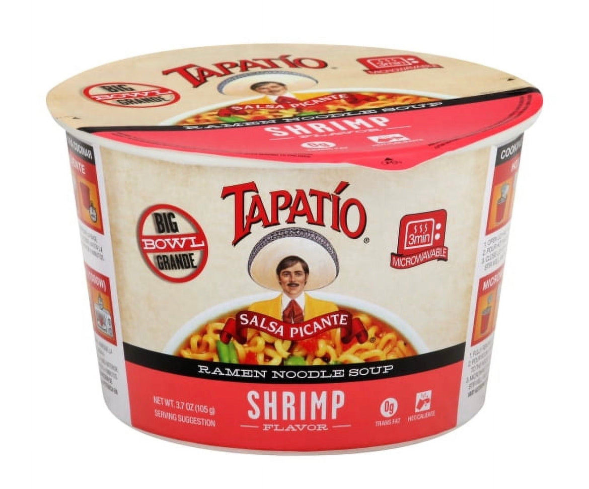 Tapatio Ramen Shrimp Bowl 3.7oz