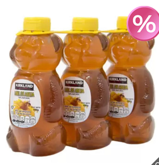 Kirkland Signature Miel de Abeja 3 pzas de 680 g