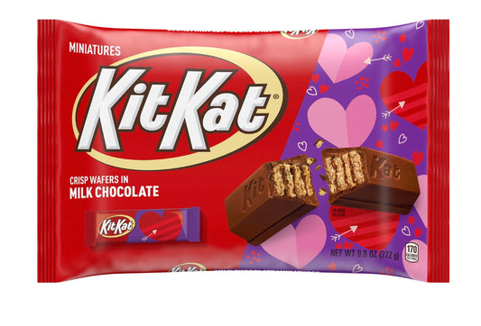 Kit Kat® Miniatures Milk Chocolate Wafer Valentine's Day Candy, Bag 9.6 oz