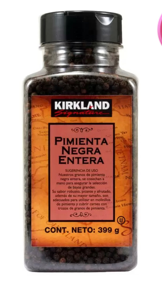 Kirkland Signature Pimienta Negra Entera 399 g