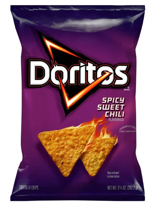 Doritos Chips de Tortilla Chile Dulce Picante, Bolsa de 9.25 oz,