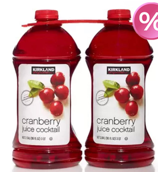 Kirkland Signature Jugo de Arándano 2 pzas de 2.84 l