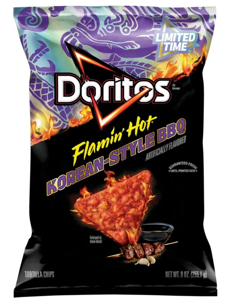 Doritos Flamin Hot Korean Style BBQ 9.0 Ounce Bag