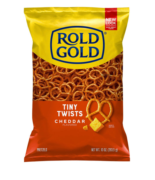 Rold Gold Tiny Twists Cheddar Flavored Pretzels, 10 oz.