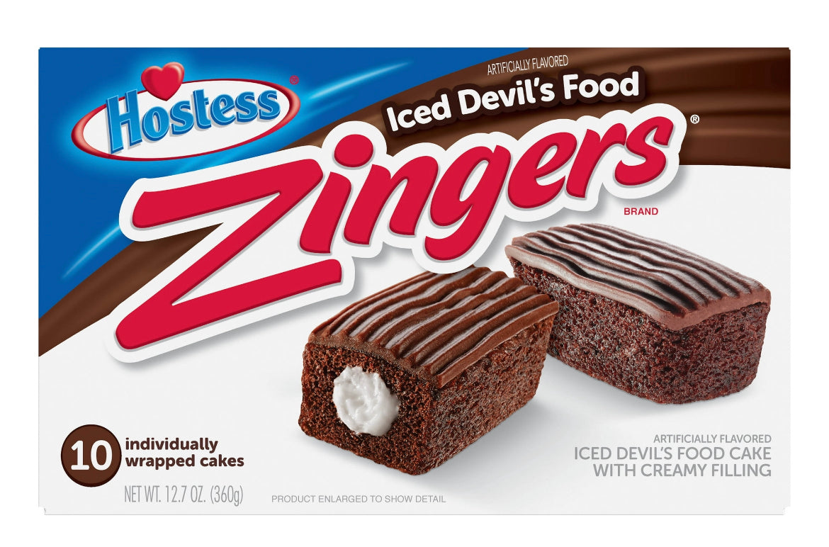 HOSTESS Devil's Food ZINGERS, 10 Count , 12.70 oz