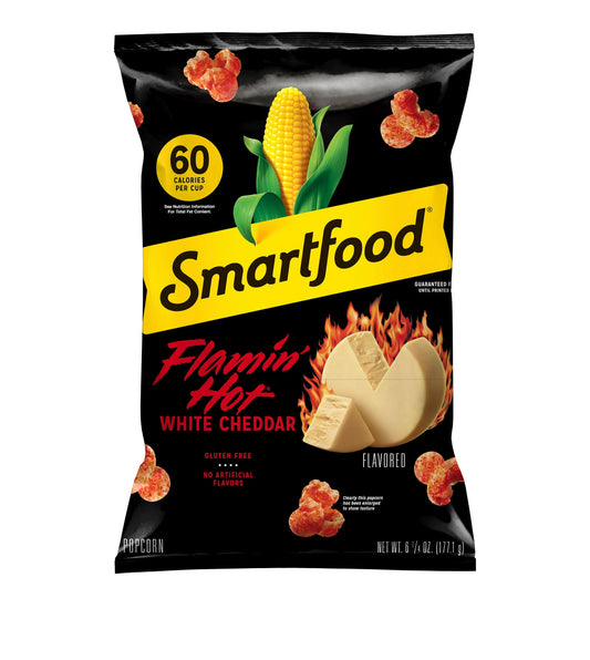 Smartfood Popcorn Flamin' Hot White Cheddar 6.25 Ounce