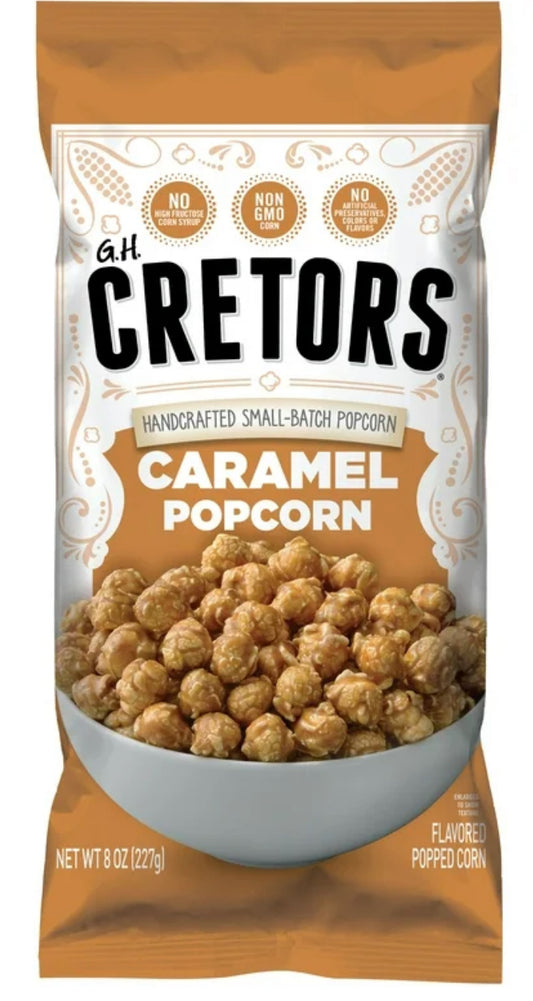 G.H. Cretors Arrancó Maíz Caramelo, 8 Oz