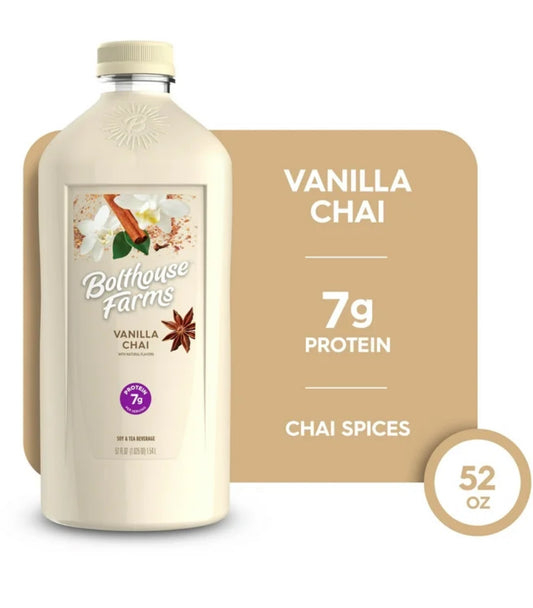 Bolthouse Farms Perfectly Protein Bebida de Té Chai de Vainilla 52 fl. Onz. Botella