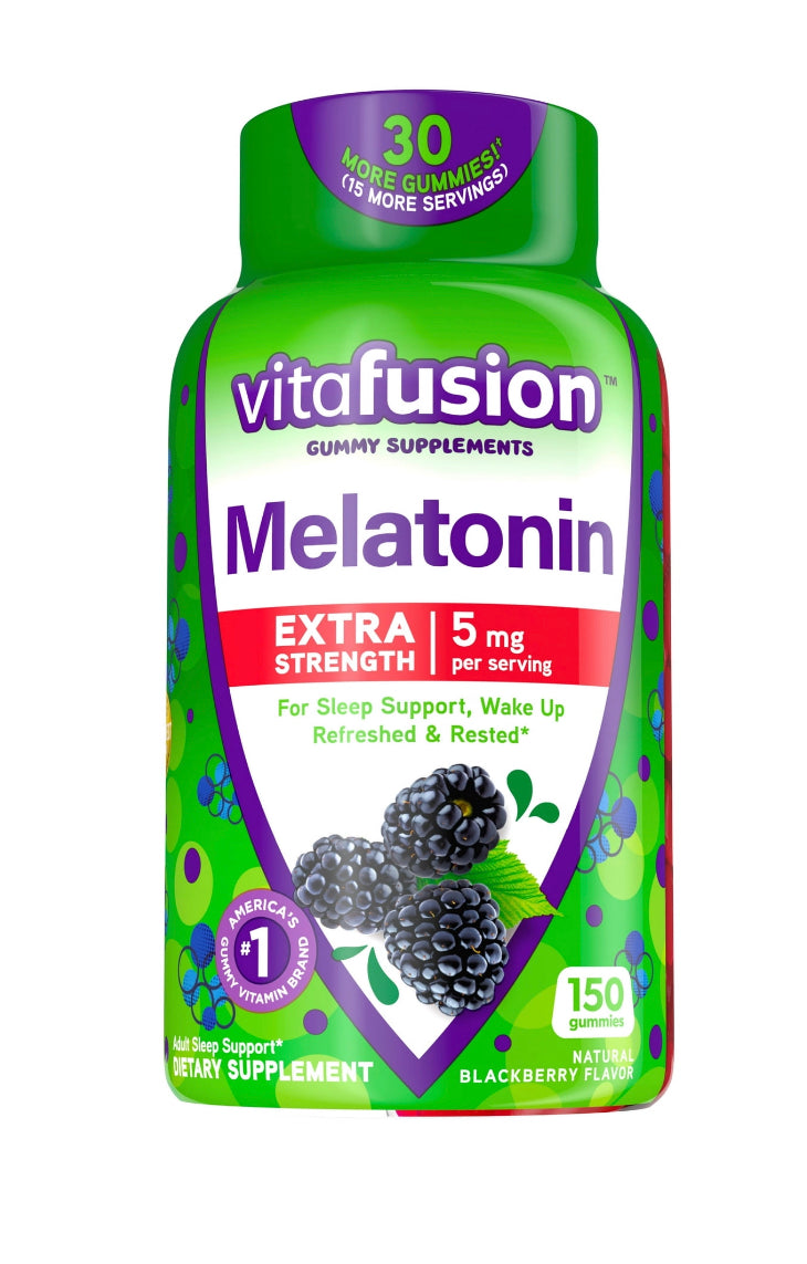 Vitafusion Extra Strength Melatonin Gummy Vitamins, 5mg, 150 ct Gummies