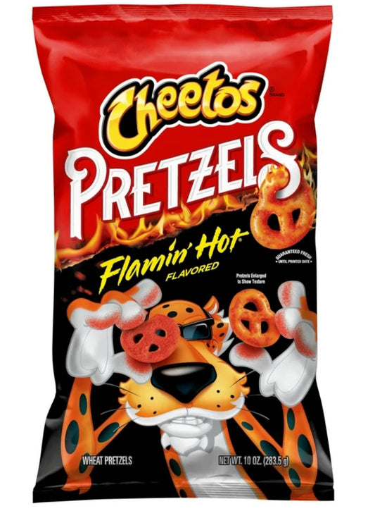 Cheetos Pretzel S Flamin' Hot Pretzel Snack Chips, Bolsa de 10.0 Oz