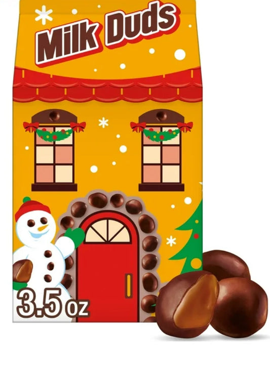Milk Duds Caramelo Navideño de Chocolate y Caramelo Caja de 3.5 oz