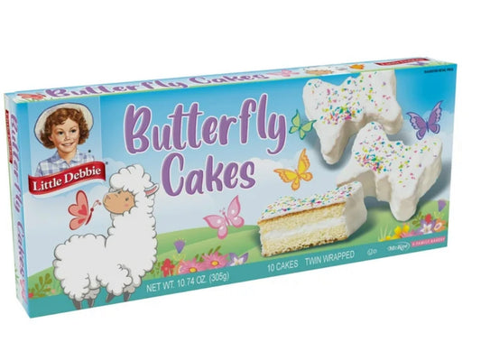 Little Debbie Butterfly Cakes Pastelitos de Vainilla 10.74 oz