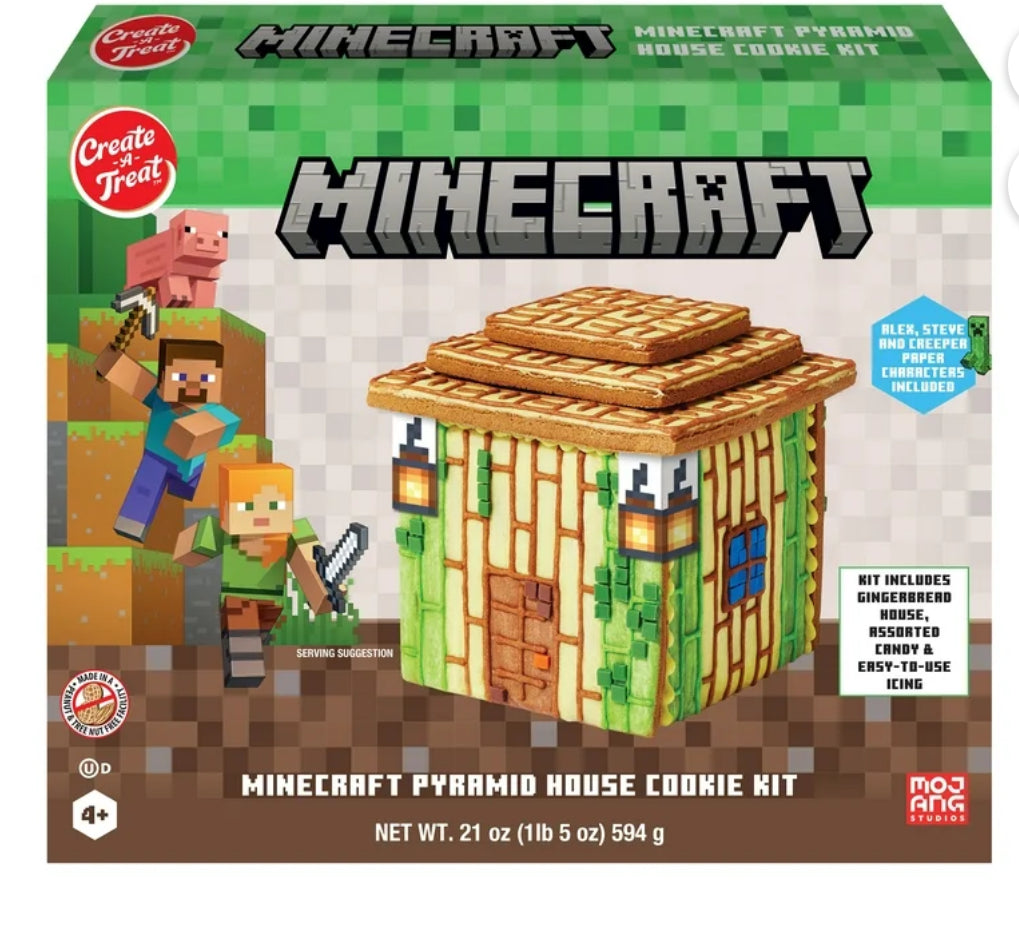 Create A Treat Minecraft Pirámide Casa Kit de Galletas